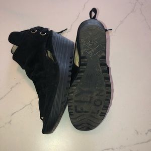 Fly London Wedge Booties with Laces